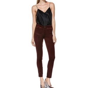 Paige Hoxton Ultra Skinny Velvet Jeans